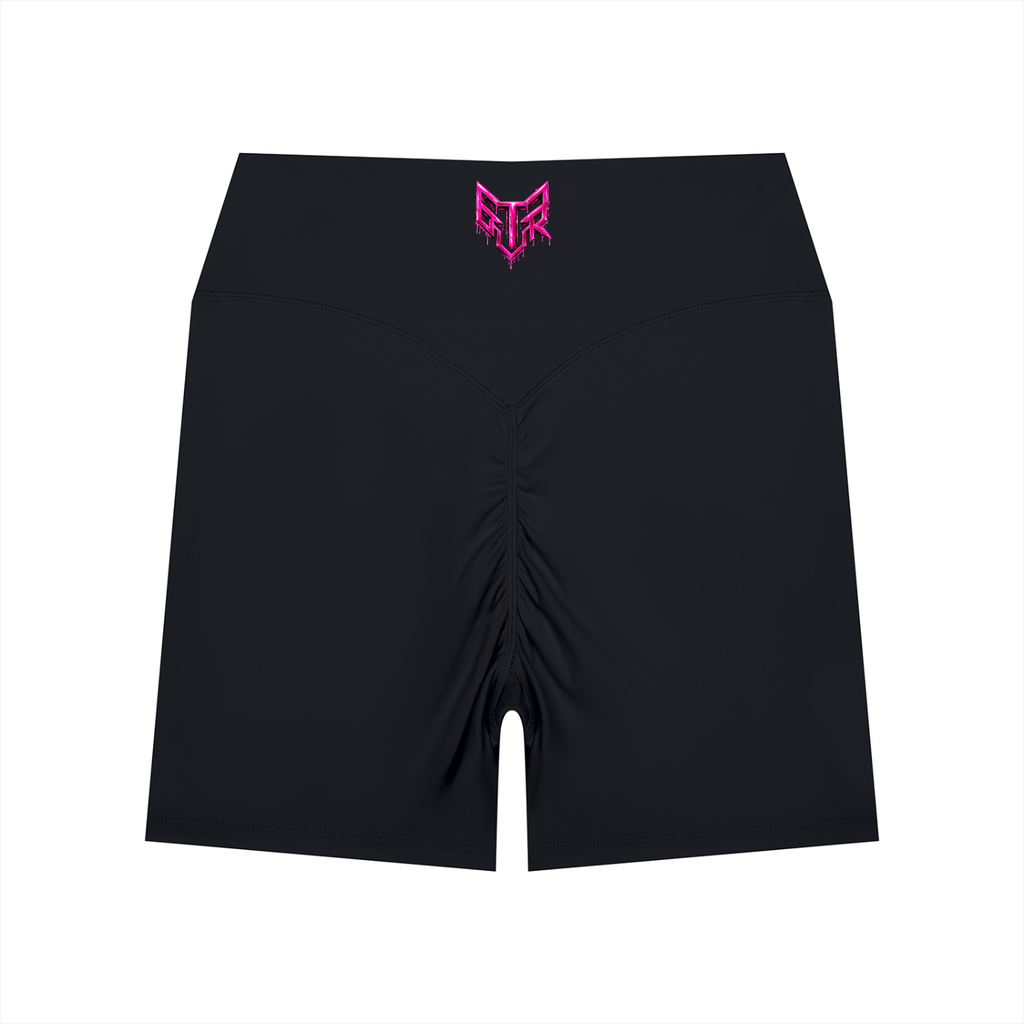 BTR Women’s High Waisted Yoga Biker Shorts