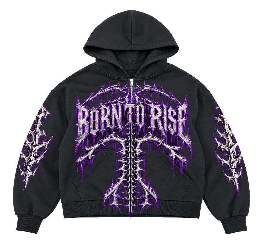 BTR Exclusive Black Zip-Up Hoodie 1