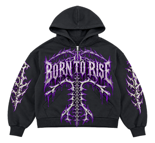 BTR Exclusive Black Zip-Up Hoodie 1