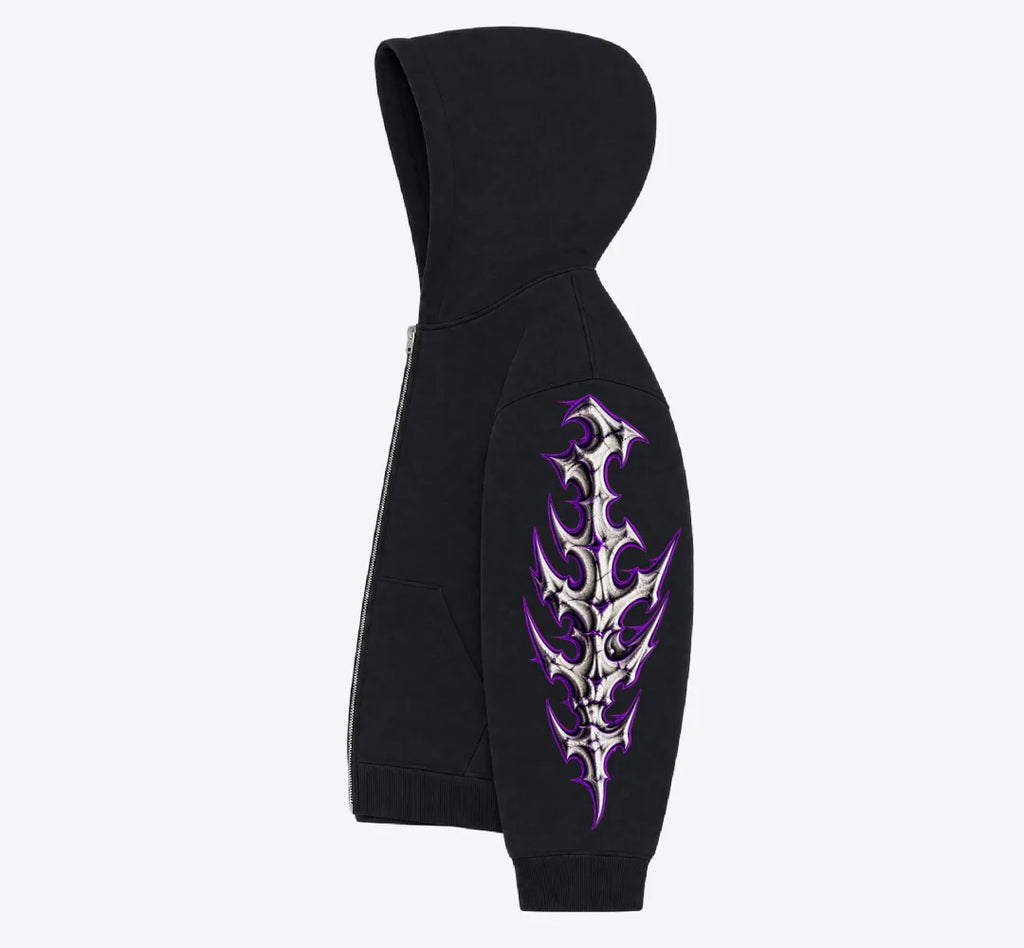 BTR Exclusive Black Zip-Up Hoodie 3