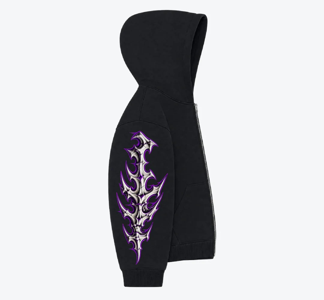 BTR Exclusive Black Zip-Up Hoodie 4